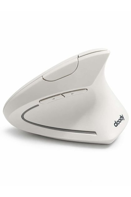 Pilli Dikey Ergonomik Kablosuz Mouse Fare Wireless 2000 Dpı 6(beyaz)