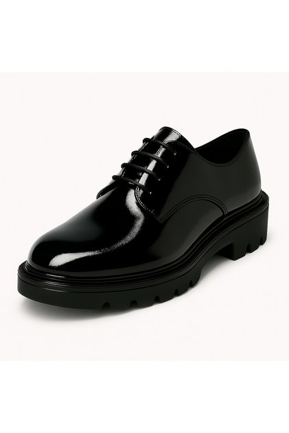 Gr0394 Genuine Leather Italian Style Design Patent Leather Belt Gifted Eva High Sole Odorless Sports Classic Shoes