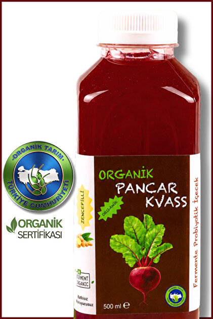 Organik Pancar Kvass Zencefilli 500 Ml