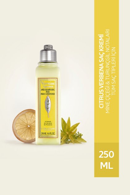 L'Occitane Citrus Verbena Saç Kremi, Tüm Saç Tipleri için, 250 ml