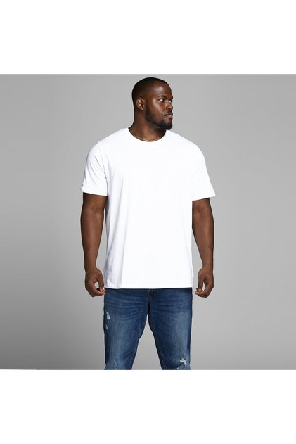 Organic Basic Men's White T-Shirt (12158482-W)
