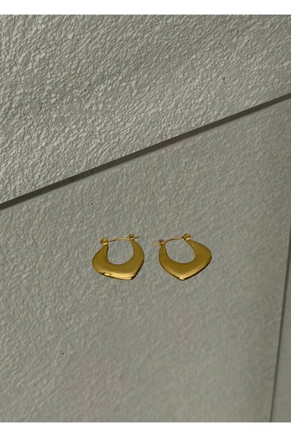 Vintage Steel Hoop Earrings 1.70 cm