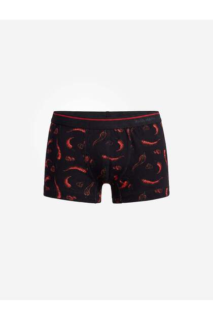 Boy's Single Patterned Boxer