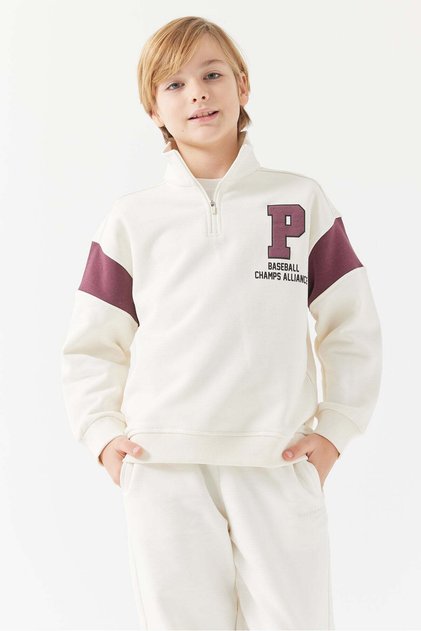 Boy's Half-Zip Sweatshirt