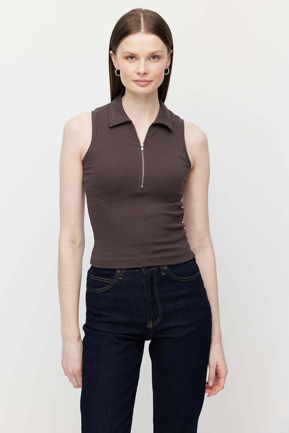 Women's Half-Zip Bodysuit