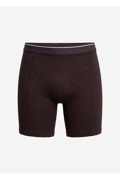 Men's Solid Color Stitched Boxer Shorts