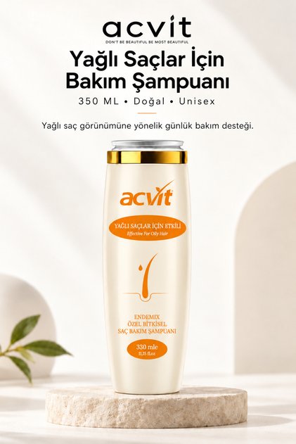 Natural Care Shampoo to Help Balance Ph for Oily Hair – 330 ml