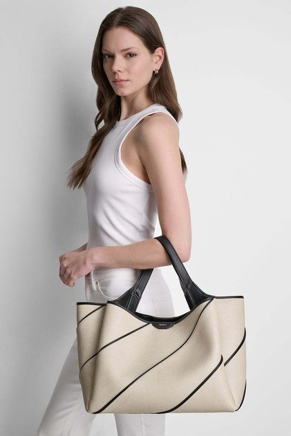 WILLA TOTE-NAX - NATURAL/BLACK-N/S