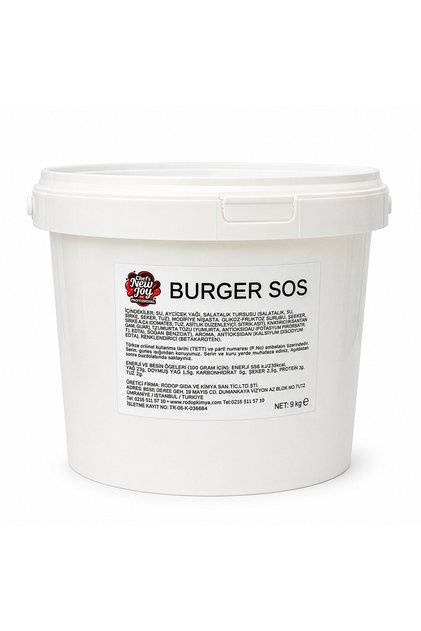 Burger Sos 9 kg Sıvı Sos
