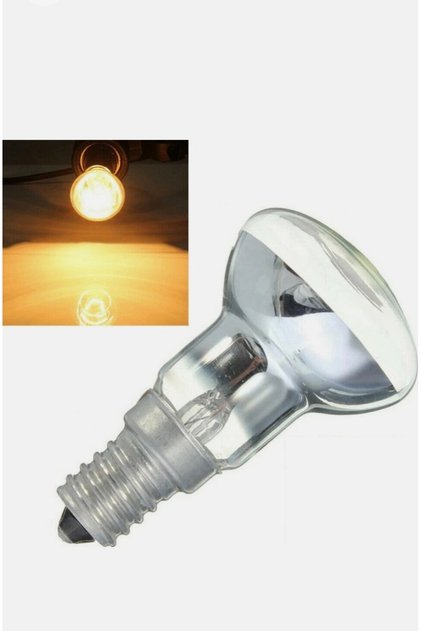 40w R50 E14 Duylu 2700 Kelvin Sarı ışık Dimmer Uyumlu Reflektör Spot Ampul 280 Lümen 220v E Enerji 82x50mm Ebatlı