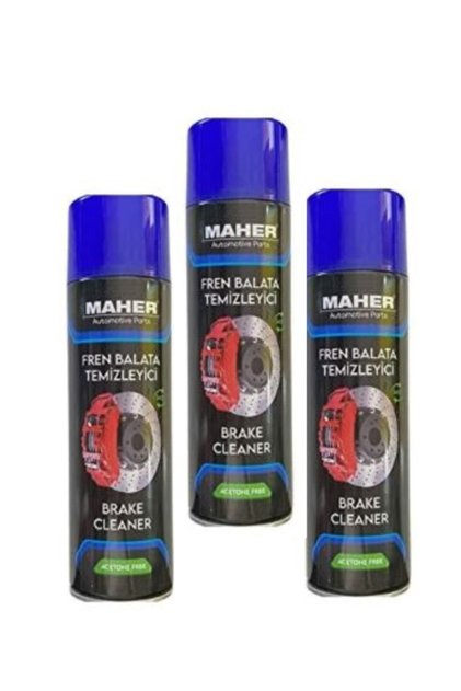 3'Lü Fren Balata Temizleme Spreyi 500 ml Paket (3 adet)