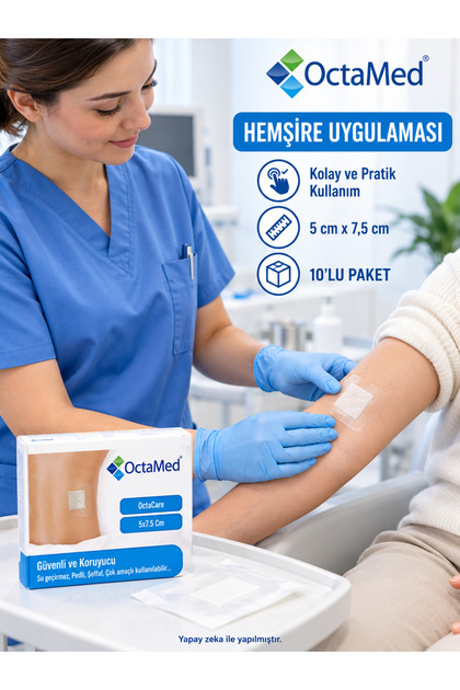 Su Geçirmez Şeffaf Pu Film Octamed 5CMX7,5CM (10 LU PAKET)