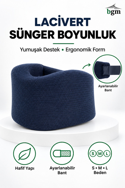 Medikal Sünger Boyunluk Lacivert