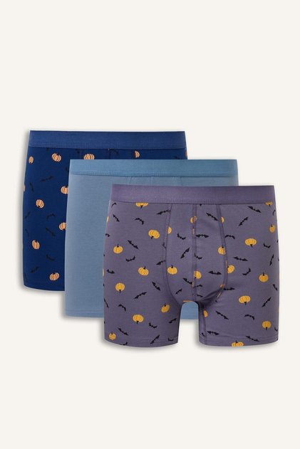 Regular Fit Patterned Normal Waist 3-Piece Boxer I3456Ax26Au
