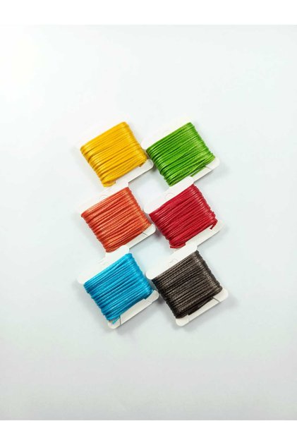 10 Meters 6 Colors 1 mm Waxed Cord (Total 60 Meters) Necklace Jewelry Design Bracelet Cord