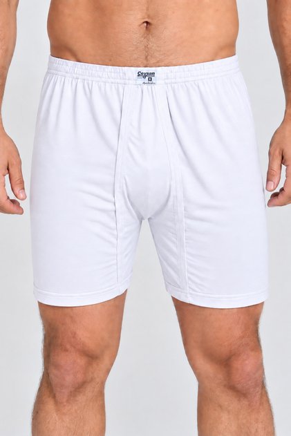 6 Pieces Men's Classic Comfortable Fit Large Size Combed Cotton Long Underpants 100% Cotton