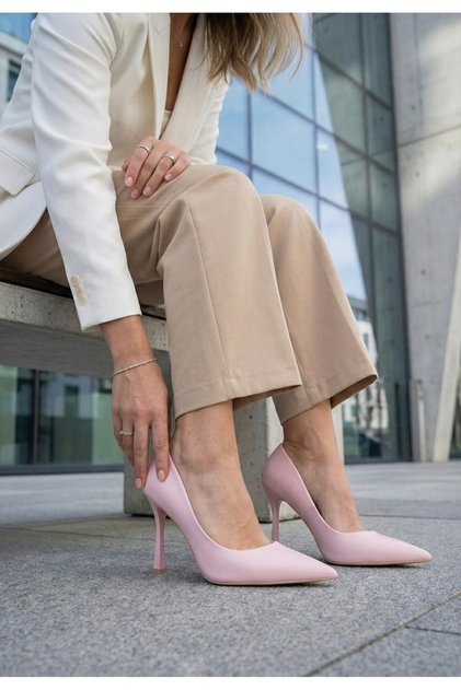 Pantofi stiletto Isabele roz