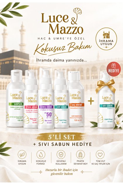 Odorless Ihrama Travel Set of 5
