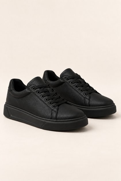 Kb-Kx7 Kuback Charcoal Skin Casual Men's Shoes