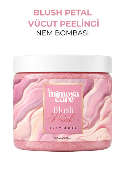 Blush Petal Arındırıcı, Nemlendirici, Batık Karşıtı Vücut Peelingi - 300 GR