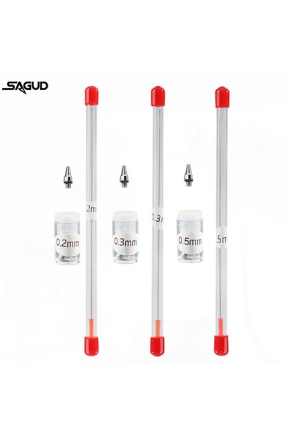 SD-3641(3080)-235 Airbrush 0.2/0.3/0.5mm Nozzle&Needle Replacement Tool Accessories Kit for Many Typ