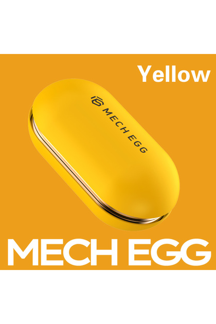 Yellow Mech Egg EDC Fidget Slider Metal Fidget Toys ADHD Tool Anti-anxiety Office Desk Toys Adult St