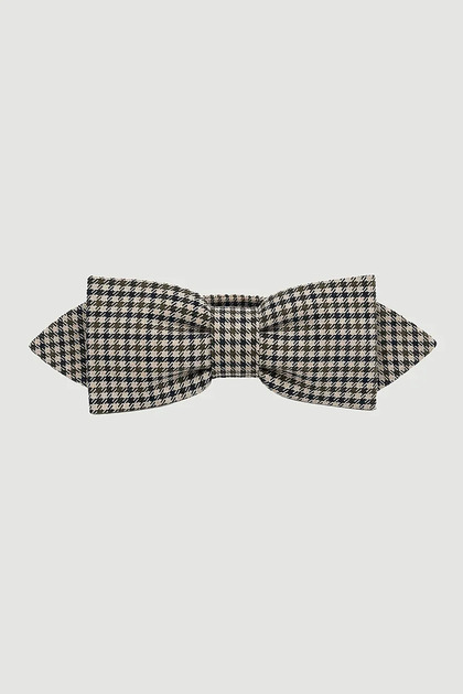 Houndstooth Pattern Elastic Buckle - Green