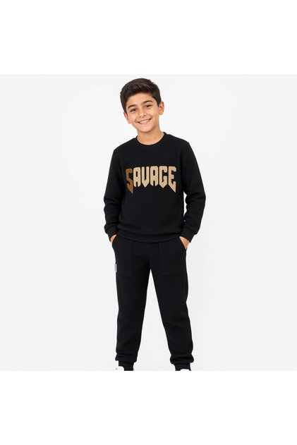 Savage Printed Boy's Suit