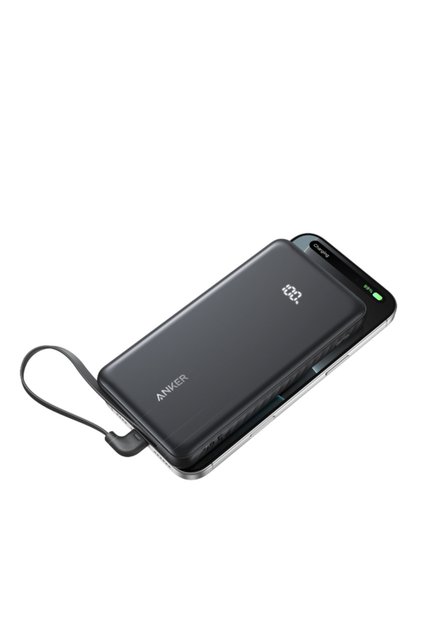 زولو، باور بانك بسعة 10,000 مللي أمبير مع كابل USB-C مدمج، أسود – A110DH11
