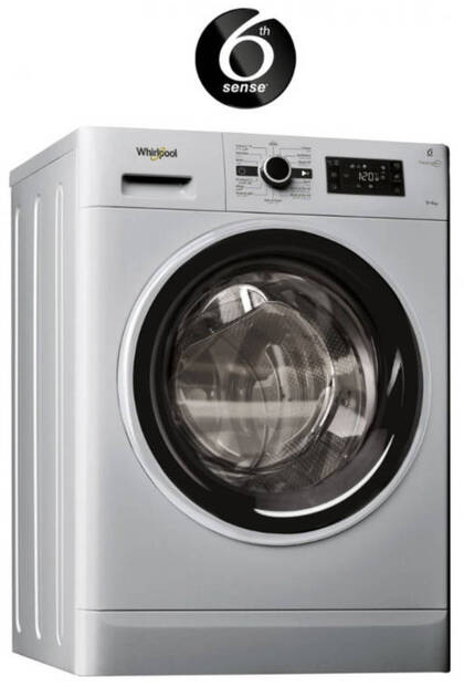 Washing machine 10kg and dryer 7kg front load silver FWDD1071681SBS