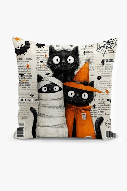 Double-Sided Digital Print Throw Pillow Cover - Autumn / Fall / Halloween Series