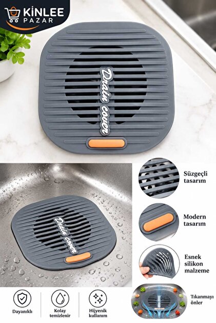 Silicone Sink Drain Strainer Anti-Clogging Flexible Kitchen Sink Drain Filter
