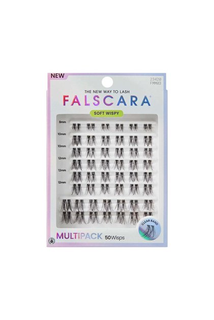 Gene false moi și pufoase, Mega Multipack, 50 smocuri de gene, 8-14 mm