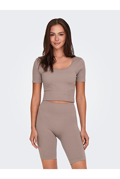 Crop top mulat cu decolteu în U pentru femei - Pjaia