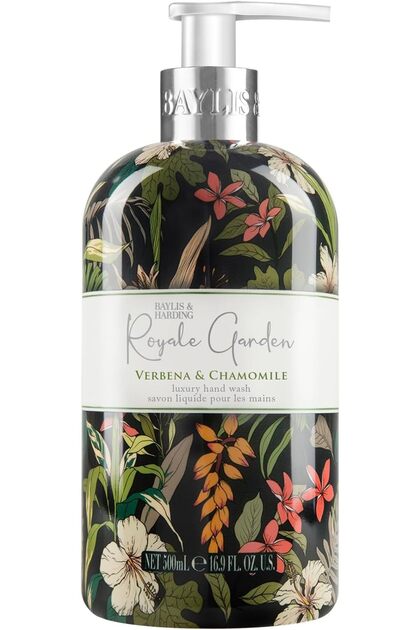 Royale Garden Verbena & Chamomile Hand Wash 500ml | Nourishing Liquid Hand Soap | Soothing Chamomile & Refreshing Verbena | Gentle Moisturizing Formula | Vegan Friendly