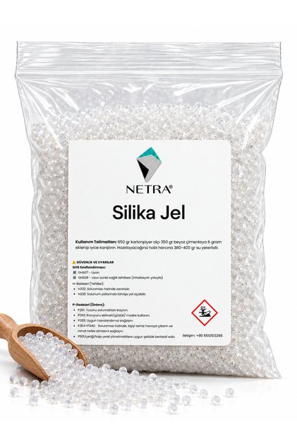 Silika Jel 1 KG – Nem Alıcı Rutubet ve Küf Önleyici Kurutucu Beyaz Silikajel Yüksek Nem Tutma Kapasitesi