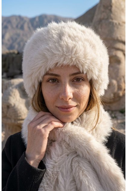 Midnight Luxe Women's Scarf and Beanie Set of Two