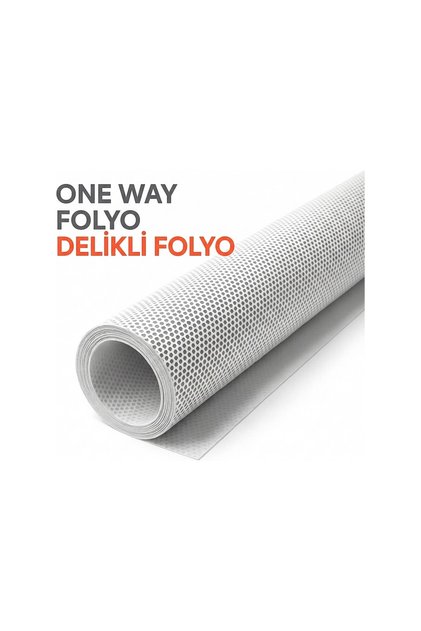 Premium One Way Vision - Perforated Foil - Glass Covering That Shows the Outside from the Inside