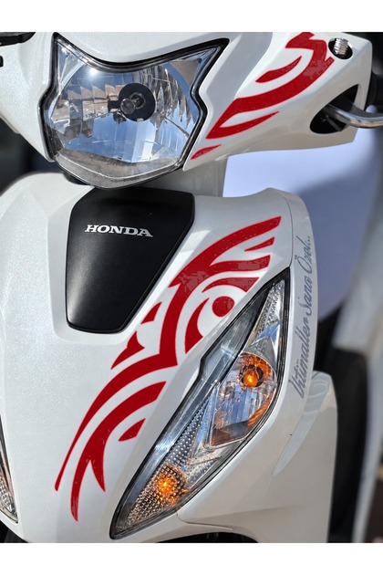 Honda Dio için Dövme Tribal Desen Sticker (2 Parça)