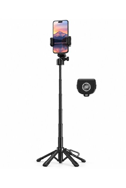 Bluetooth 5.2 Selfie Stick 41.5 cm Mini Tripod Controlled Phone Holder