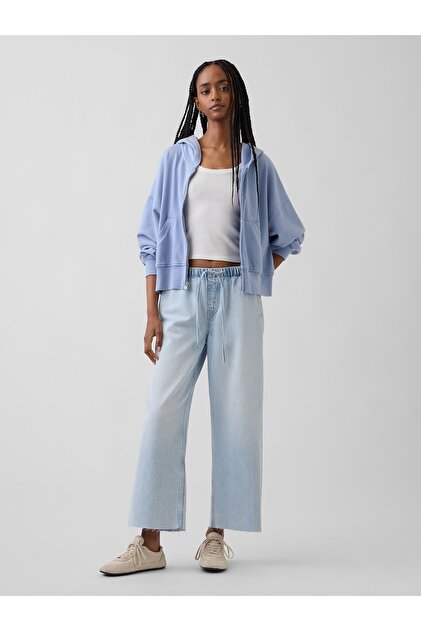 Kadın Açık Mavi Low Rise Easy '90s Jean Pantolon