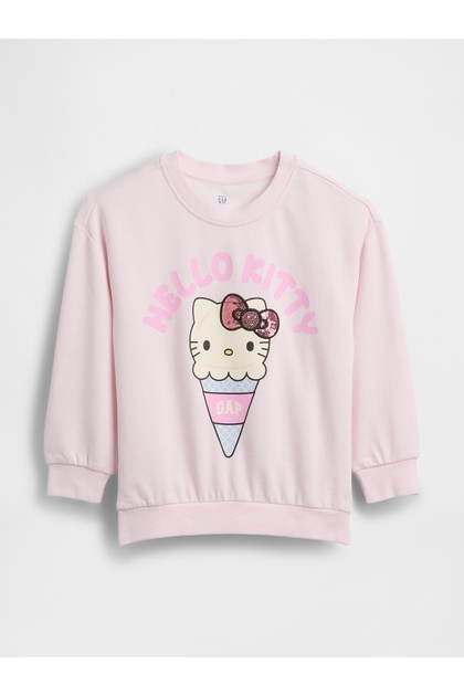 Kız Bebek Açık Pembe VintageSoft Hello Kitty Sweatshirt