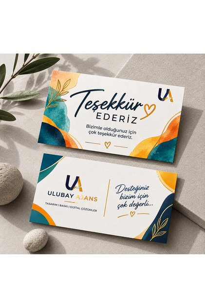Kişiye Özel TEŞEKKÜR KARTI - ÖZEL TASARIM