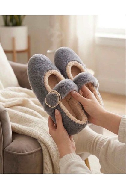 Soft Plush Women's Home Shoes