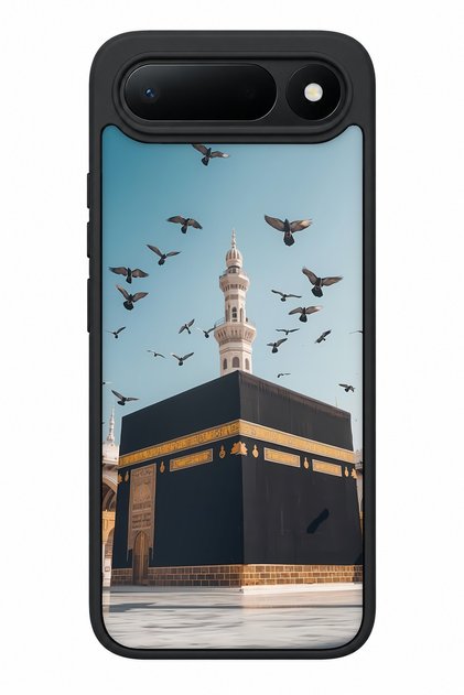 Spark 50 5g Compatible Kaabe Patterned Camera Protected Shockproof Case