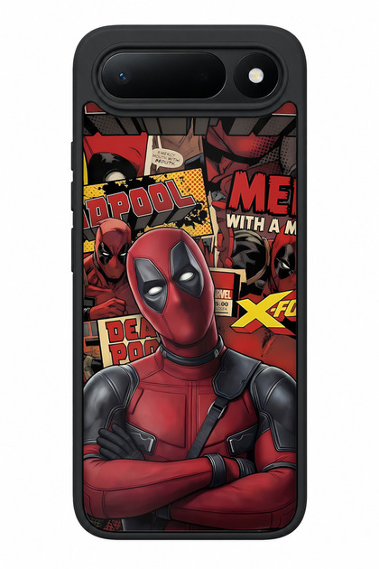 Spark 50 5g Compatible Deadpool Patterned Shockproof Case with Camera Protection