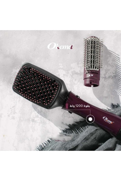 استشوار أوكيما OK-2119 — تمشيط وتصفيف وتنعيم الشعر بكل يسر وسهولة