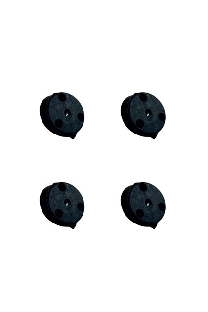 Angled Foot Bracket Plastic - SඈYah M8 Hks285 - 4 Pieces