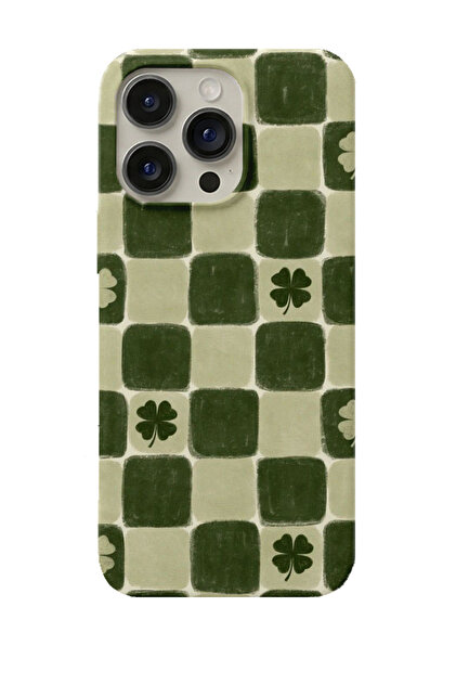 iPhone 16 Pro Uyumlu Desenli Silikon Lansman Telefon Kılıfı pngK337YEŞİL.png