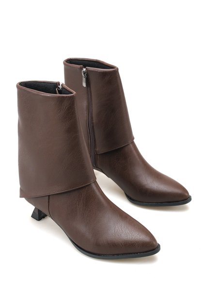 Mira Vera Women's Heeled Boots 0012603 Brown Skin